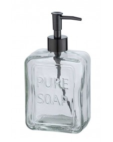 Wenko dispenser υγρού σαπουνιού γυάλινο Pure Soap διαφανές 247141121