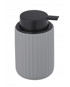 Wenko dispenser υγρού σαπουνιού κεραμικό BELLUNO γκρι Ø8 x 13,5 cm 248011121