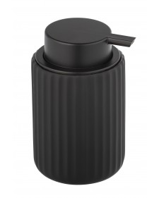 Wenko dispenser υγρού σαπουνιού κεραμικό BELLUNO μαύρο Ø8 x 13,5 cm 248041121