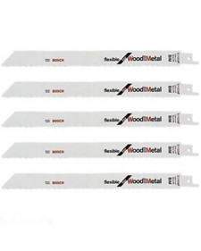 BOSCH Λάμες Σπαθοσέγας Μετάλλου / Ξύλου 5τμχ 2608654981