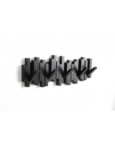 Umbra Κρεμάστρα επιτοίχια 5 θέσεων 50cm sticks μαύρο 318211-040