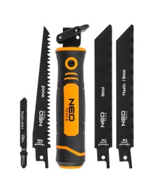 NEO TOOLS Πριόνι για ξύλο & μέταλλο Universal σετ 4 τεμ 44-650