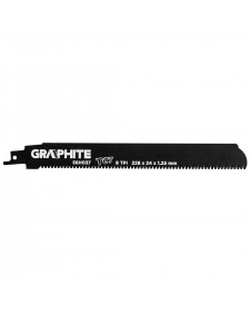 GRAPHITE Λάμα σπαθόσεγας καρβιδίου 228χ24χ1.25mm 8ΤΡΙ  56H037