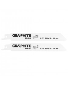 GRAPHITE Λάμα σπαθόσεγας μετάλλου 150χ19χ0.9mm σετ 2τ  56H040