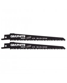GRAPHITE Λάμα σπαθόσεγας 150χ19χ1.25mm σετ 2τ  56H042