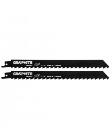 GRAPHITE Λάμα σπαθόσεγας 225χ19χ1.25mm σετ 2τ  56H043