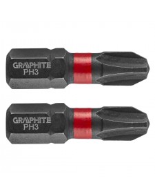 GRAPHITE Μύτη PH3x25mm σετ 2τ 56H502