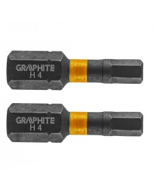 GRAPHITE Μύτη άλλεν HEX4X25mm σετ 2τ 56H507 
