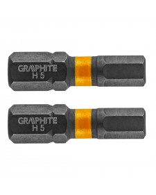 GRAPHITE Μύτη άλλεν ΗΕΧ5Χ25mm σετ 2τ 56H508 
