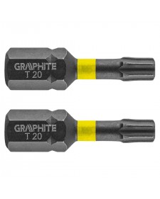 GRAPHITE Μύτη torx TX20X25mm σετ 2τ  56H513