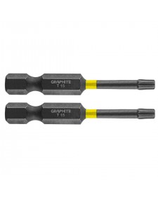 GRAPHITE Μύτη torx TX15X50mm σετ 2τ 56H524 