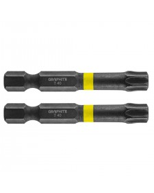 GRAPHITE Μύτη torx TX40X50mm σετ 2τ 56H529