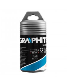 GRAPHITE Μύτες S2 σετ 100τεμ PH2x25mm  56H626