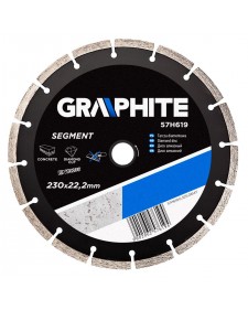 GRAPHITE Διαμαντόδισκος γενικής χρήσης 230mm 57H619