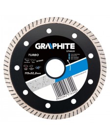 GRAPHITE Διαμαντόδισκος Turbo 115mm 57H620