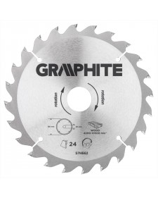 GRAPHITE Δίσκος ξύλου 185x30mm 24Δ  57H662