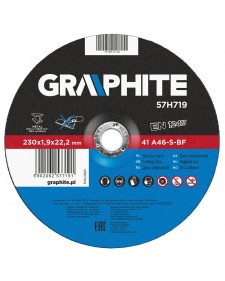 GRAPHITE Δίσκος Κοπής Μετάλλου 230x1.9x22mm 57H719