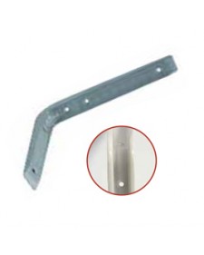 Γωνία στήριξης ραφιού Flat γκρι 250x300mm