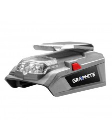 GRAPHITE Φακός - φορτιστής USB 2 σε 1 18V Solo (Χωρίς Μπαταρία) 58G025