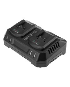 GRAPHITE Φορτιστής Μπαταριών Διπλής Θύρας 18V Energy+ 58G085-1