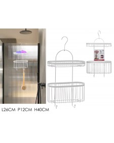 Ράφι 26x12x40cm λευκό  746121Α