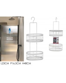 Ράφι 23x16.5x48cm λευκό  746122Α