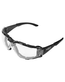 NEO TOOLS Γυαλιά εργασίας με ένθετο αφρού διάφανα 97-520