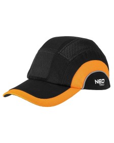NEO TOOLS Καπέλο εργασίας ασφαλείας μαύρο - πορτοκαλί 97-592