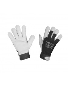 NEO TOOLS Γάντια εργασίας από δέρμα και ύφασμα 9"/L 97-655-9