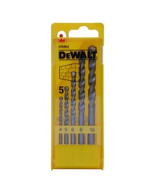 DEWALT Τρυπάνια Δομικών Υλικών 4-10mm σετ 5τμχ DT6952