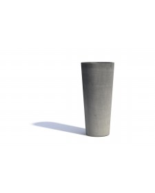 Γλάστρα Ecopots Άμστερνταμ High 32,5x70 εκ. Σκούρο Γκρι 42,4 lt EAM74.008.60G