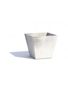 Γλάστρα Ecopots Ρότερνταμ 40x40x35 εκ. Ανοιχτό Γκρι 37.6 lt ERO74.005.40S