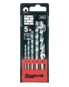 BLACK & DECKER Σετ Τρυπάνια Δομικών Υλικών 5τμχ Piranha X56035