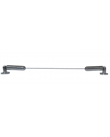 Kουρτινόξυλο συρματόσχοινου 2mm 500cm χρωμέ 7762