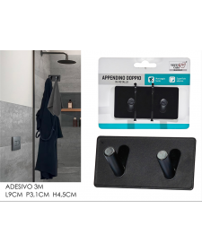 Κρεμάστρα μεταλλική 2 γάντζοι 726064