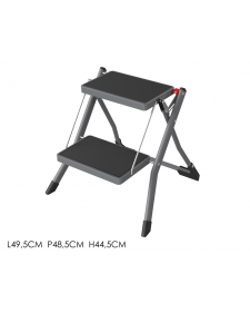 SOLUZIONE BRICO σκαλοσκαμπό με 2 σκαλάκια 150kg max  727000