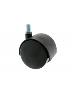 AMIG Ρόδα πλαστική με πασο MOD.1501 μαυρη -50 -6203 (Μ10 ΒΙΔΑ)  6203