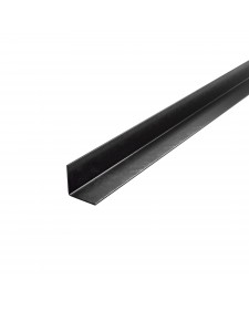 AMIG γωνιά 15x15-1m αλουμινίου ματ μαύρη  25001