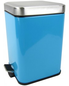 Κάδος Μπάνιου Casetti Τετράγωνος Mπλέ 5L