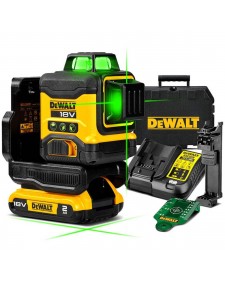 Dewalt DCLE34031D1 Αυτορυθμιζόμενο Γραμμικό Αλφάδι Laser Πράσινης Δέσμης 18V 40m με μπαταρία και φορτιστή