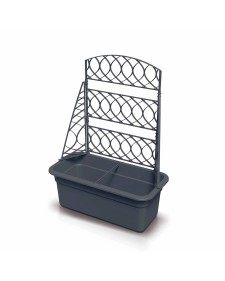 PROSPERPLAST Ζαρντινιέρα για αναρριχώμενα φυτά 580x288xΥ225/780mm DBLO600-S433