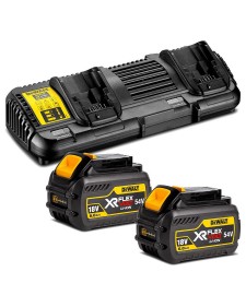DEWALT Φορτιστής διπλής θύρας & 2 μπατ. 54V 6.0Ah DCB132T2