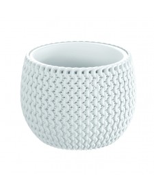 PROSPERPLAST Γλάστρα Splofy Bowl Λευκή 0,75lt DKSP150-S449