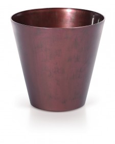 PROSPERPLAST Γλάστρα Tubus Corten Χρώμα Χάλυβα Κορενίου 28lt DTUB400C-7601U