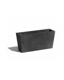 Γλάστρα Ecopots Paris 80x38x40 εκ. Μαύρο 100 lt EPA74.003.80A