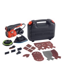 BLACK & DECKER Πολυτριβείο 4 σε 1 Autoselect & 19 εξαρτήματα KA280K