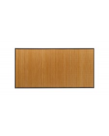 Bamboo χαλί 150x200 cm Φυσικό-Μαύρο