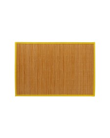 Bamboo χαλί 60x90 cm Φυσικό-Κίτρινο