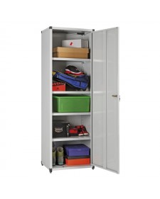 Ντουλάπα μεταλλική με 4 ράφια 60x44x183 cm Γκρι MAXI60G
