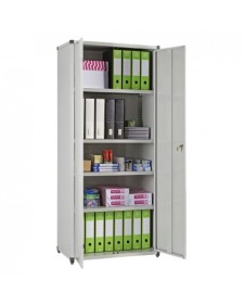 Ντουλάπα μεταλλική με 4 ράφια 80x44x183 cm Γκρι MAXI80G